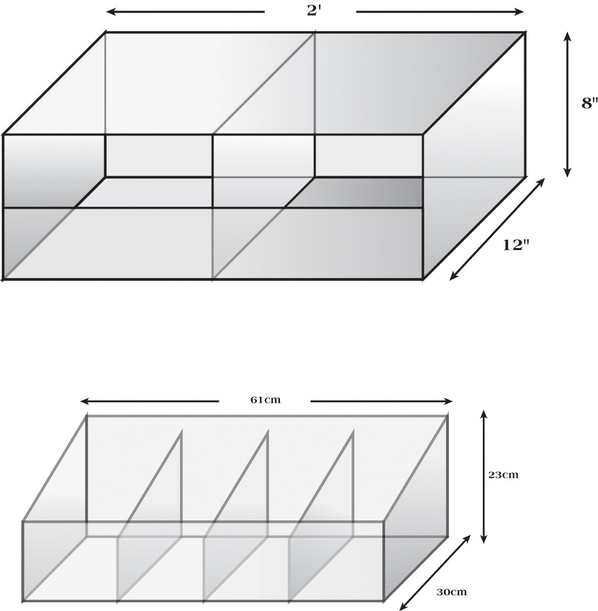 TWO CUBE DISPLAY UNIT