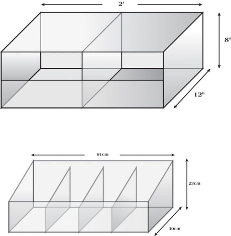 TWO CUBE DISPLAY UNIT