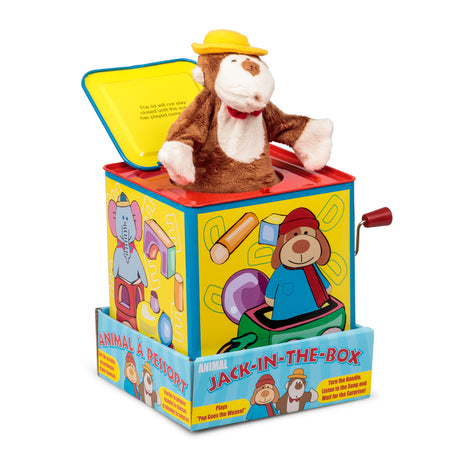 ANIMAL JACK IN THE BOX - MONKEY