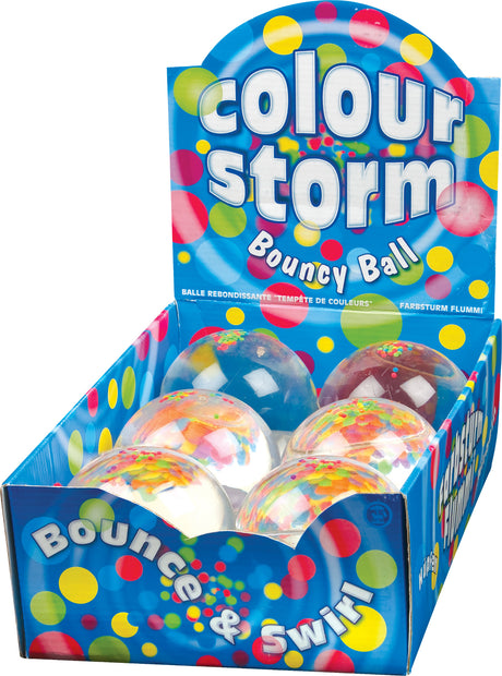 COLOUR STORM BOUNCY BALL