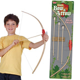 WOODEN BOW AND ARROWS