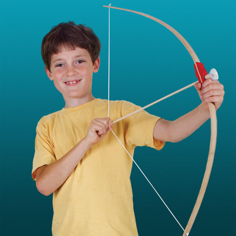 WOODEN BOW AND ARROWS