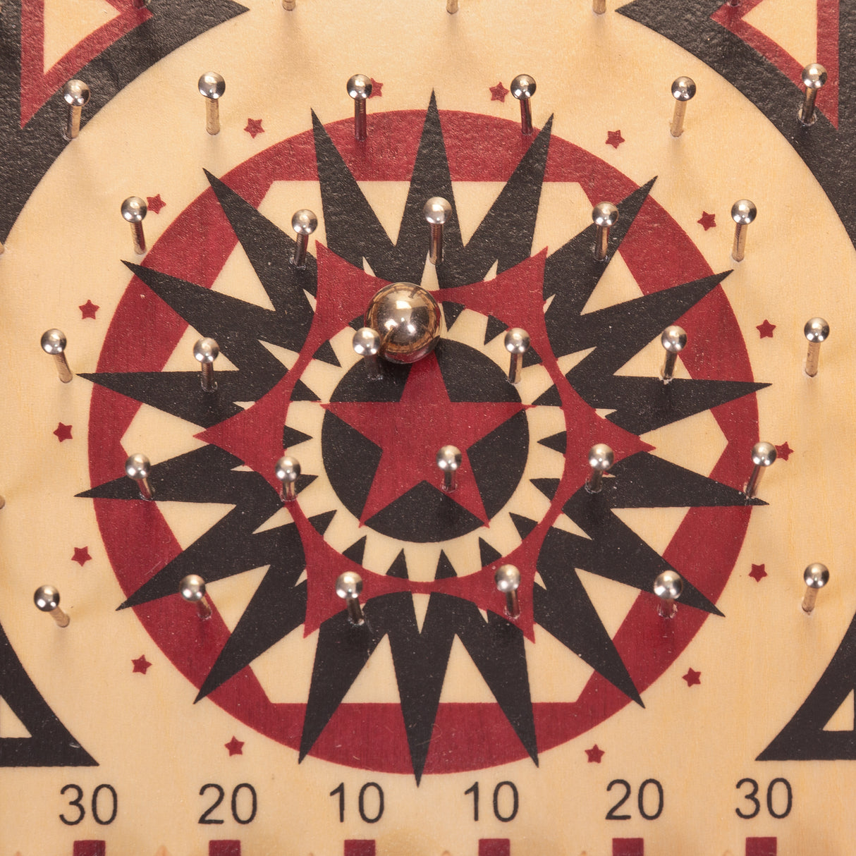 WOODEN DELUXE PINBALL GAME
