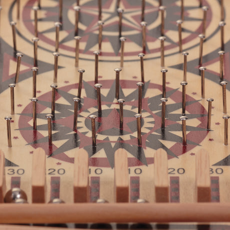 WOODEN DELUXE PINBALL GAME