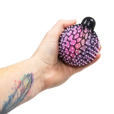 RAINBOW SQUISHY MESH BALL