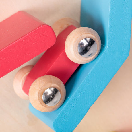 WOODEN CARS CLICK CLACK TRACK