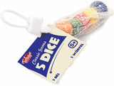 5 DICE WOODEN