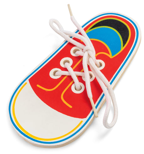 WOODEN LACING SHOE
