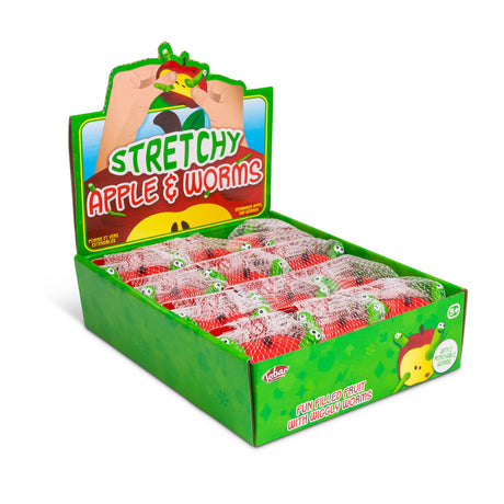 STRETCHY APPLE AND WORMS