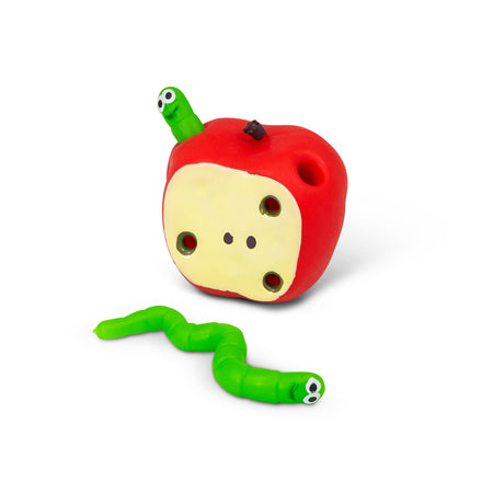 STRETCHY APPLE AND WORMS