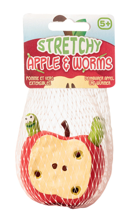 STRETCHY APPLE AND WORMS