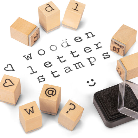 WOODEN LETTER STAMPS