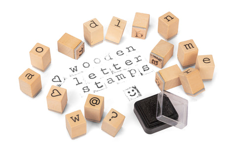 WOODEN LETTER STAMPS