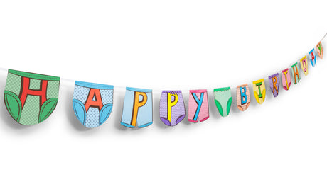 PARTY PANTS BUNTING HAPPY BIRTHDAY