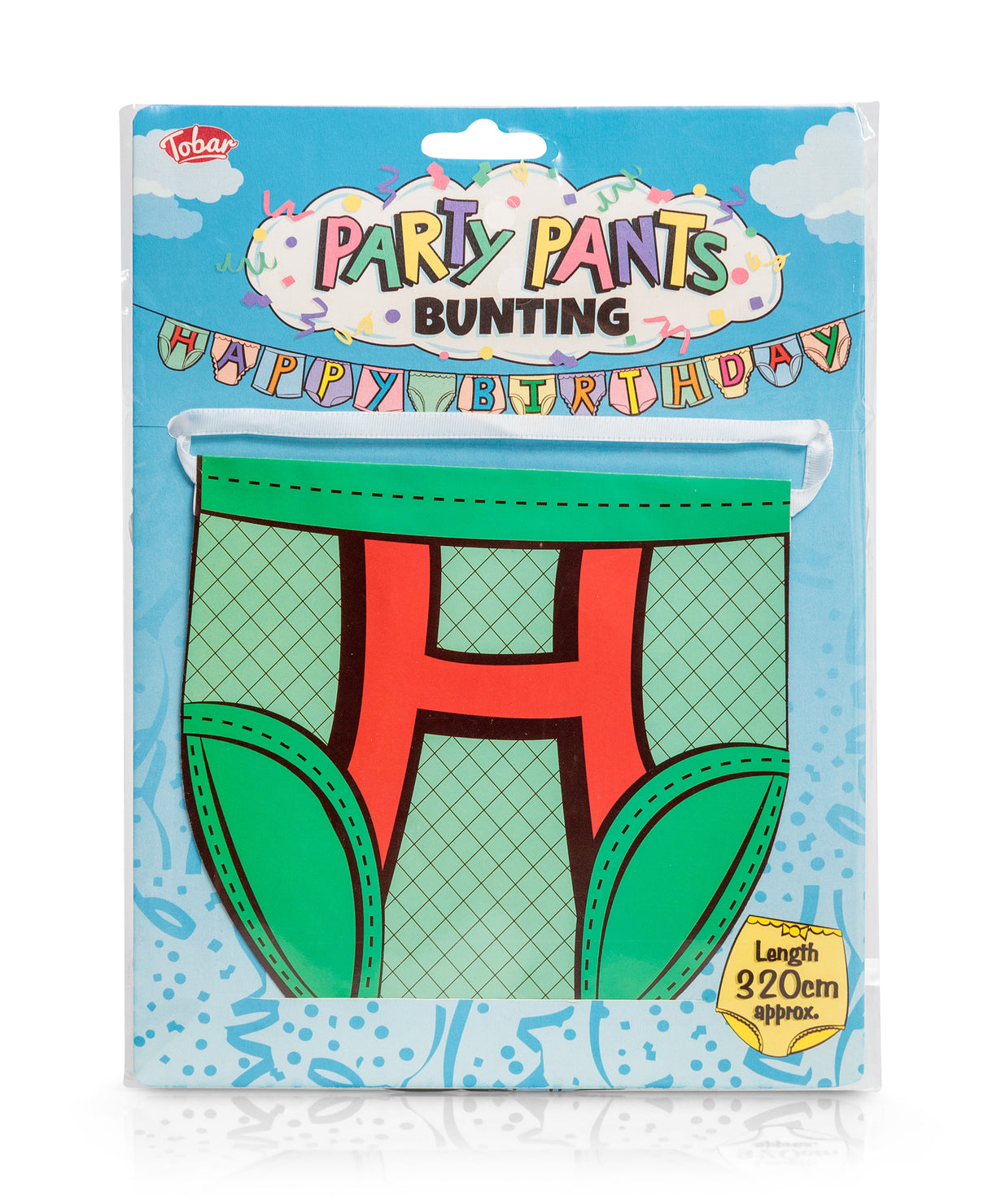 PARTY PANTS BUNTING HAPPY BIRTHDAY