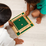 WOODEN 4 PLAYER SHUT THE BOX GAME