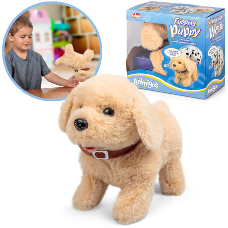 ANIMIGOS FLIPPING PUPPY LABRADOR DOG