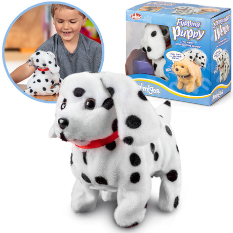 ANIMIGOS FLIPPING PUPPY DALMATIAN DOG