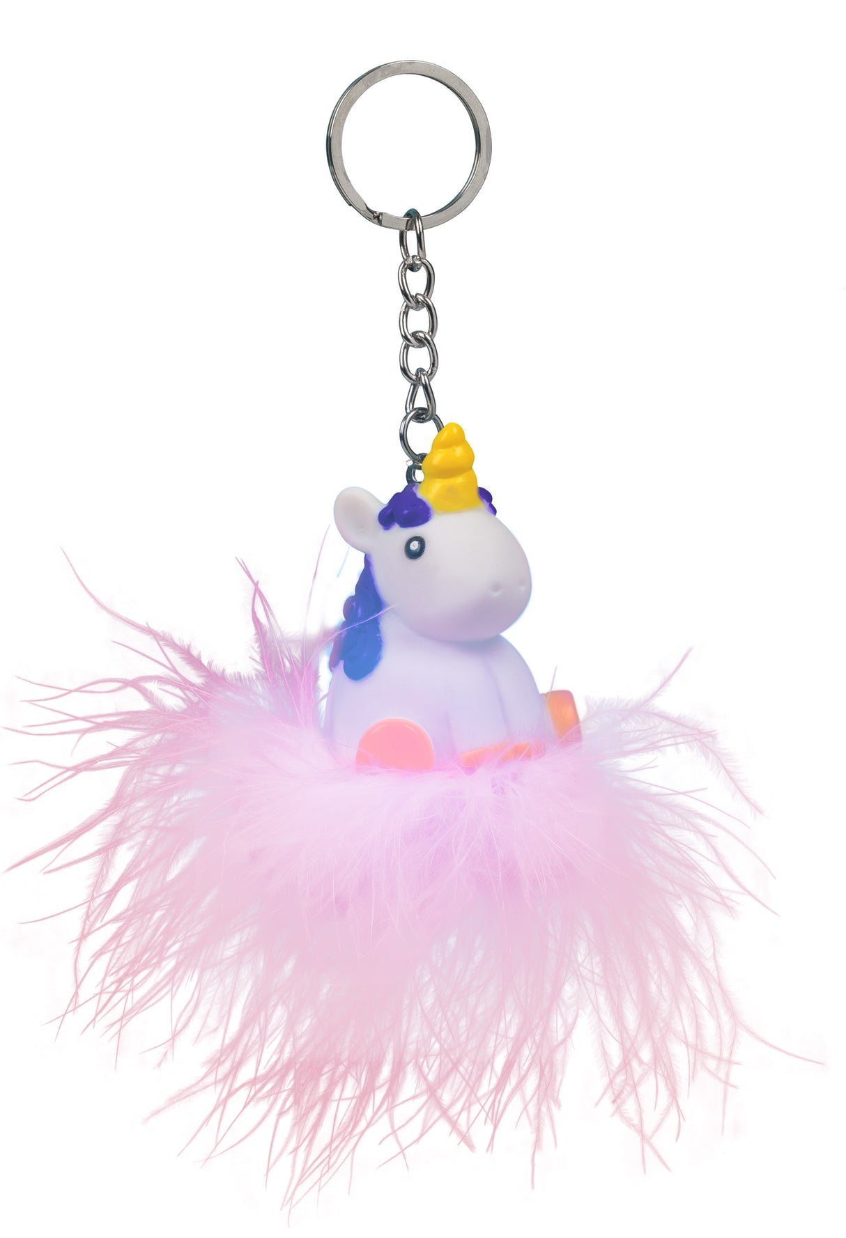 FLASHING UNICORN KEYCHAIN