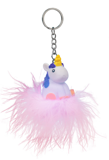 FLASHING UNICORN KEYCHAIN