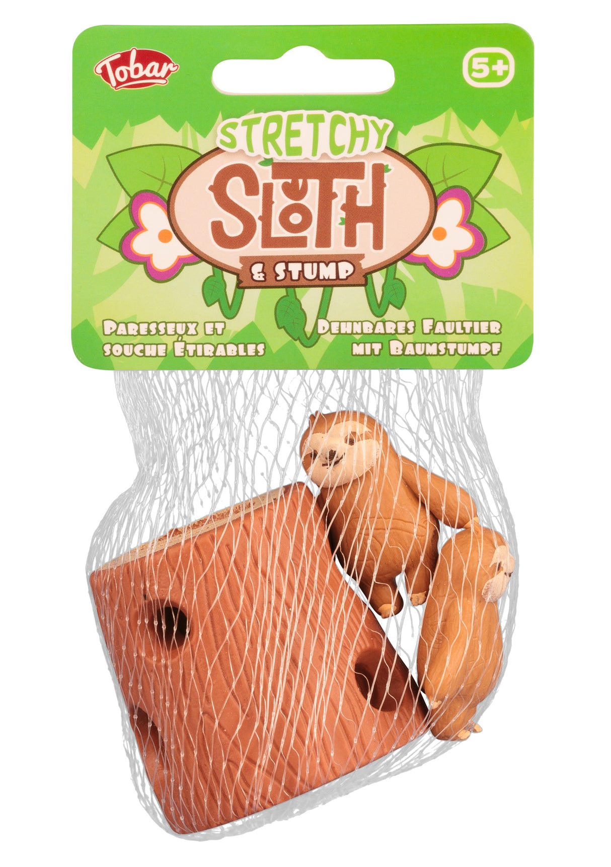 STRETCHY SLOTH AND STUMP