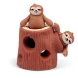 STRETCHY SLOTH AND STUMP