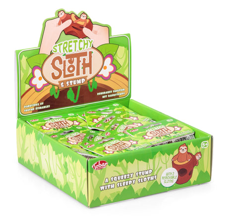 STRETCHY SLOTH AND STUMP