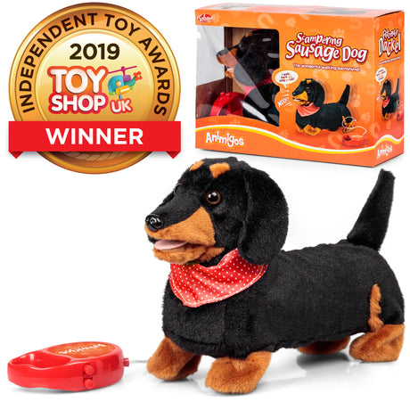 ANIMIGOS SCAMPERING SAUSAGE DOG