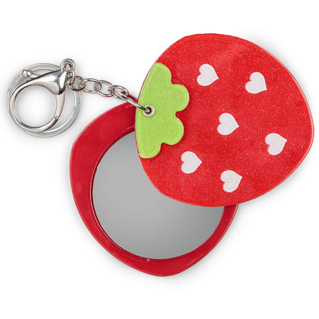 STRAWBERRY MIRROR KEYRING