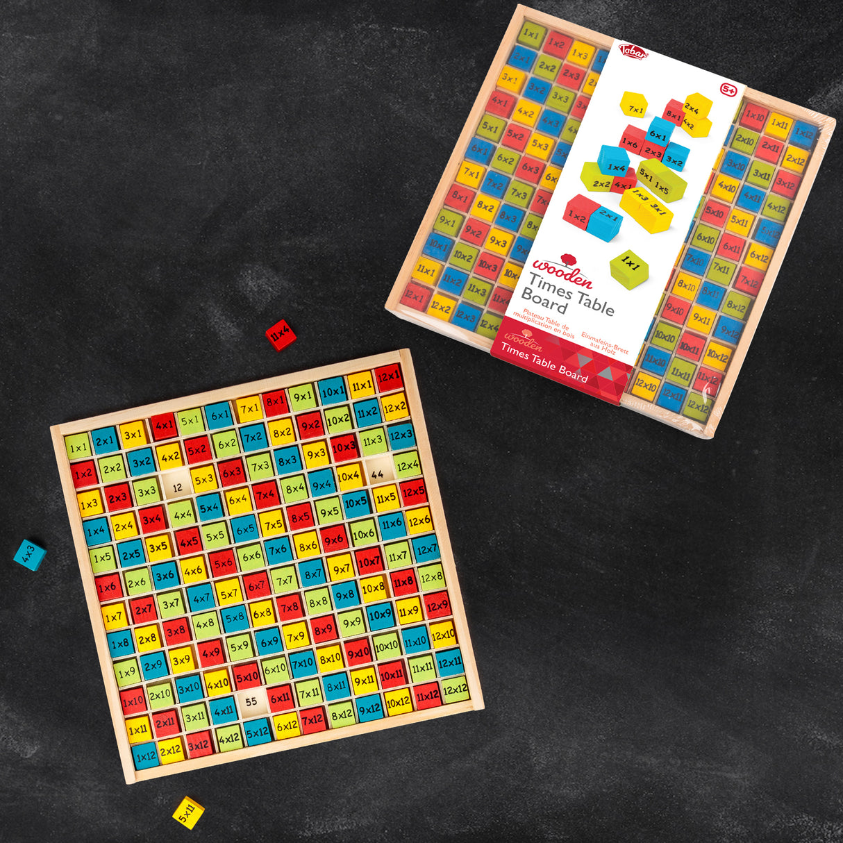 WOODEN TIMES TABLE BOARD