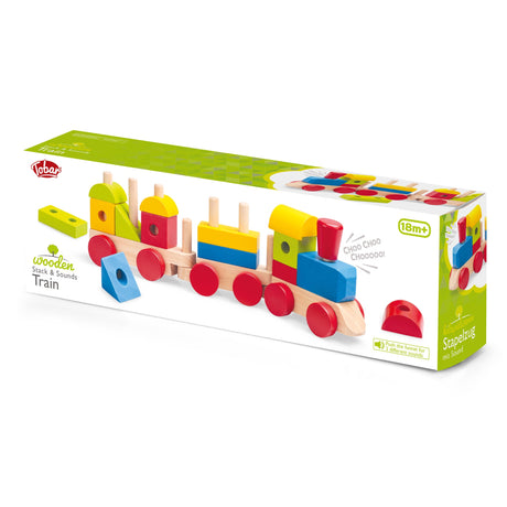 WOODEN STACK 'N' SOUNDS TRAIN