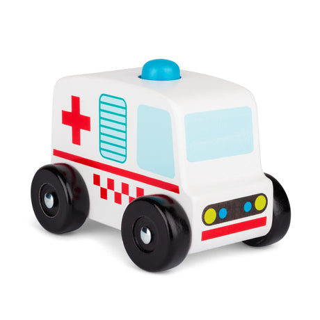 WOODEN SOUND AND PLAY AMBULANCE