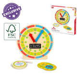 WOODEN LEARNING CLOCK
