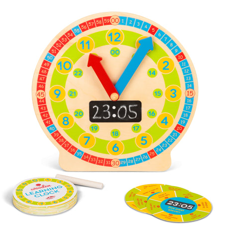 WOODEN LEARNING CLOCK