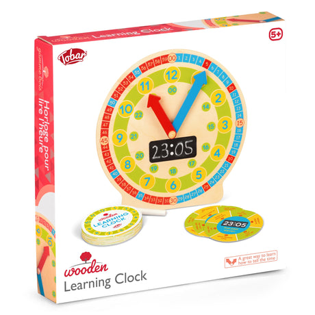 WOODEN LEARNING CLOCK