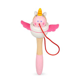 WOODEN UNICORN AND DRAGON CUP AND BALL