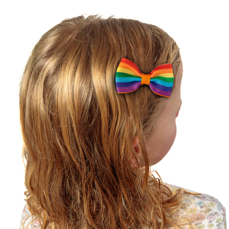 RAINBOW HAIR BOWS