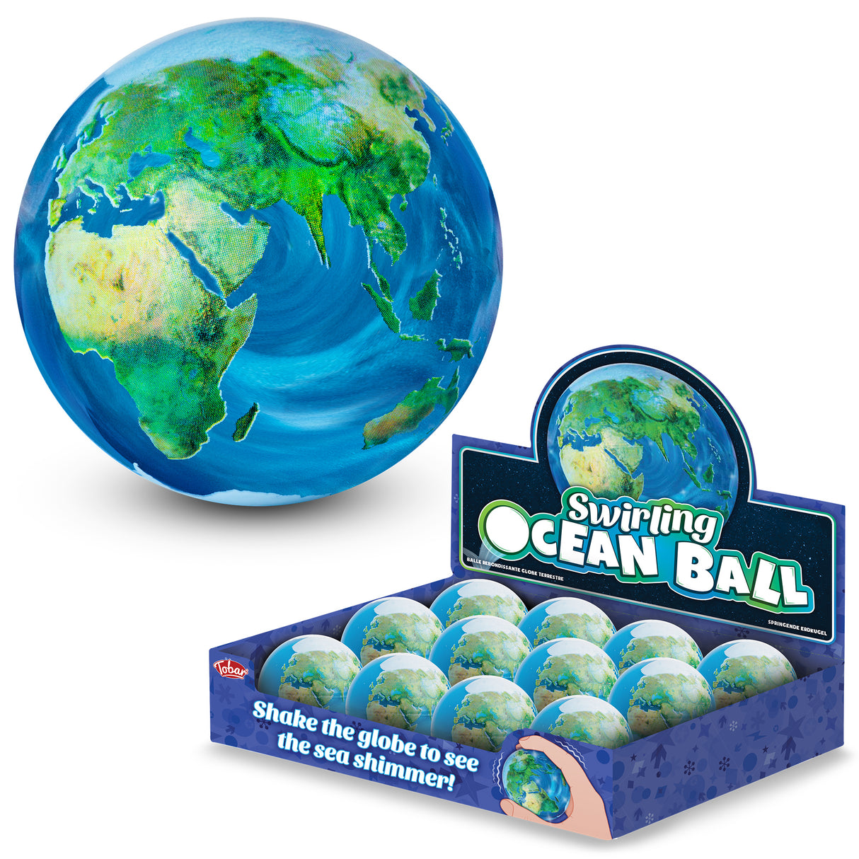 SWIRLING OCEAN BALL