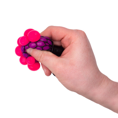 MESHBALL KEYCHAIN BLACK AND NEON