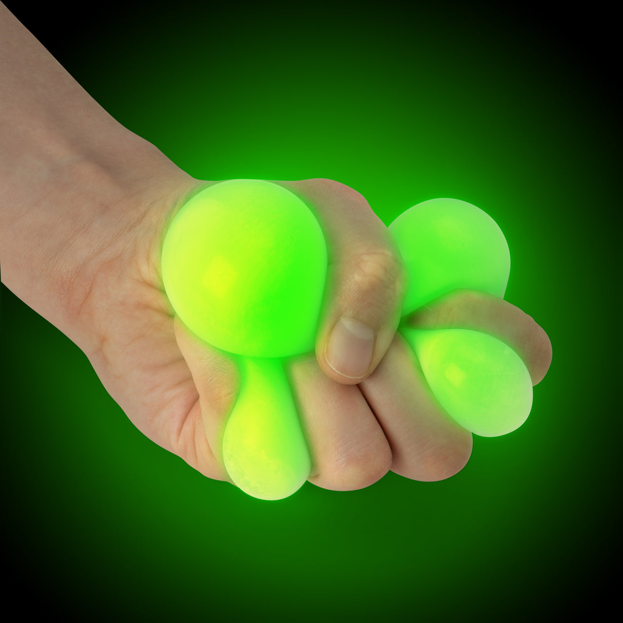 SCRUNCHEMS GLOW IN THE DARK SQUISH BALL