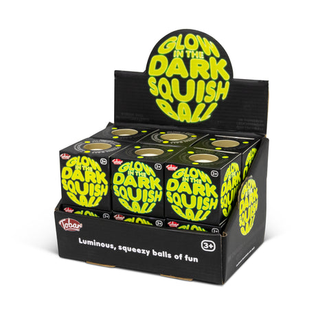 SCRUNCHEMS GLOW IN THE DARK SQUISH BALL