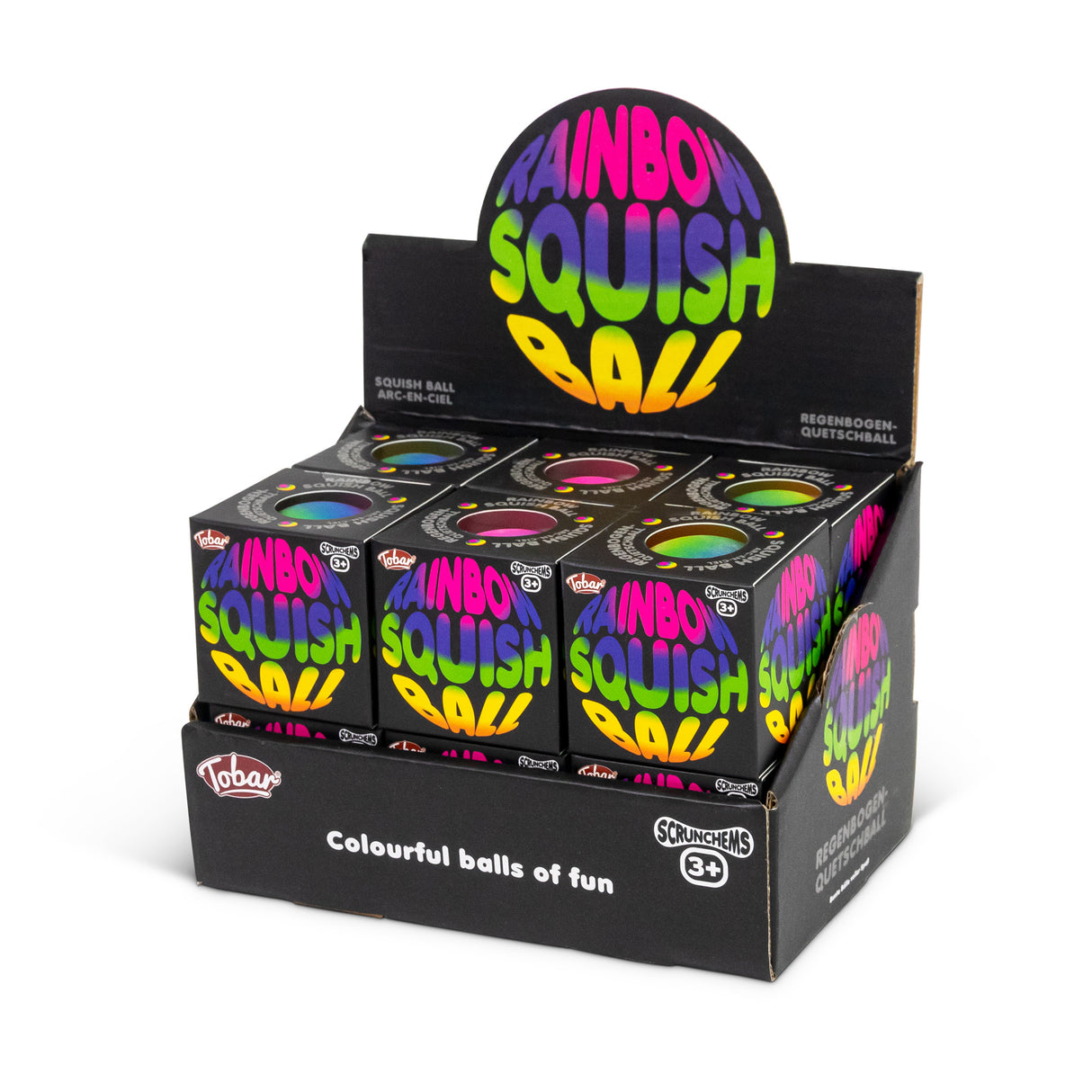 SCRUNCHEMS RAINBOW SQUISH BALL
