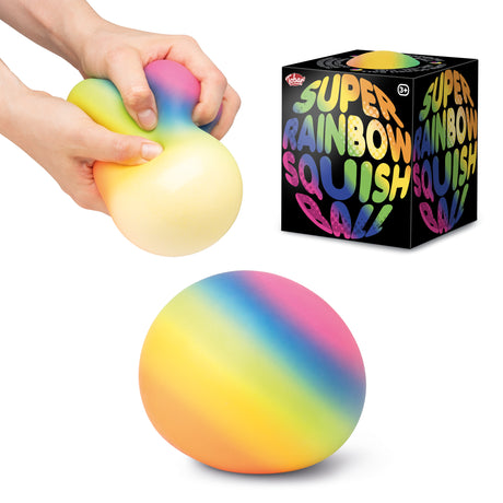 SCRUNCHEMS SUPER RAINBOW SQUISH BALL