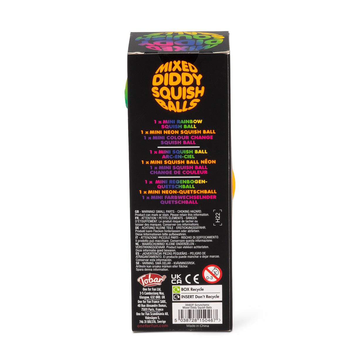 SCRUNCHEMS MIXED DIDDY SQUISH BALLS - 3PK