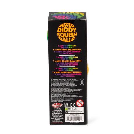 SCRUNCHEMS MIXED DIDDY SQUISH BALLS - 3PK