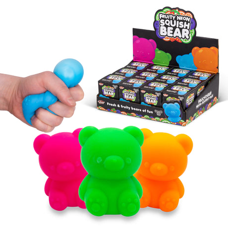 SCRUNCHEMS FRUITY NEON SQUISH BEARS