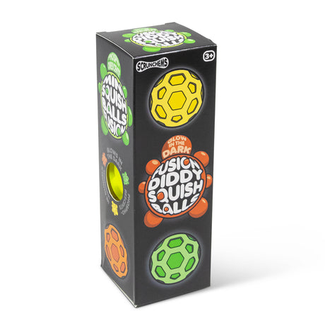 SCRUNCHEMS FUSION DIDDY SQUISH BALLS - 3PK