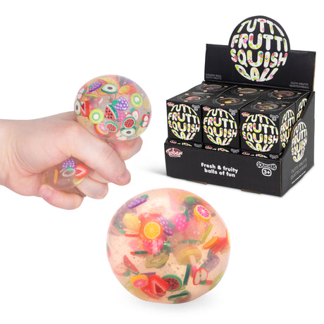 SCRUNCHEMS TUTTI FRUTTI SQUISH BALL