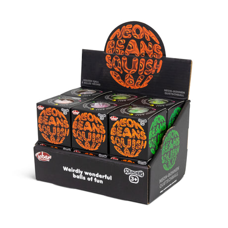 SCRUNCHEMS NEON BEANS SQUISH BALL
