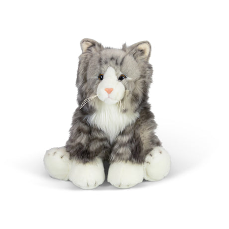 ANIMIGOS WORLD OF NATURE GREY FLUFFY CAT